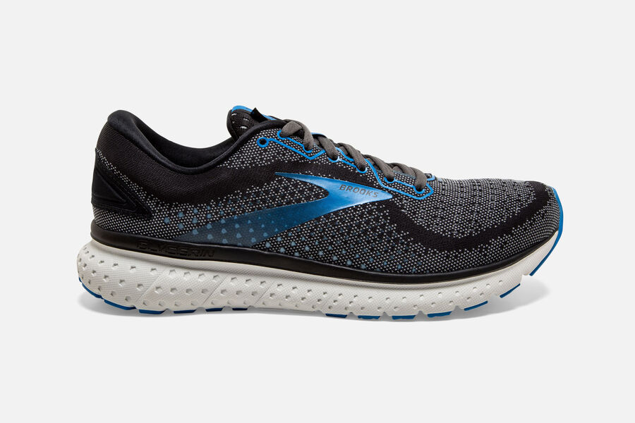 Brooks Glycerin 18 Road Running Shoes Mens - Black/Blue - XYZMI-1540